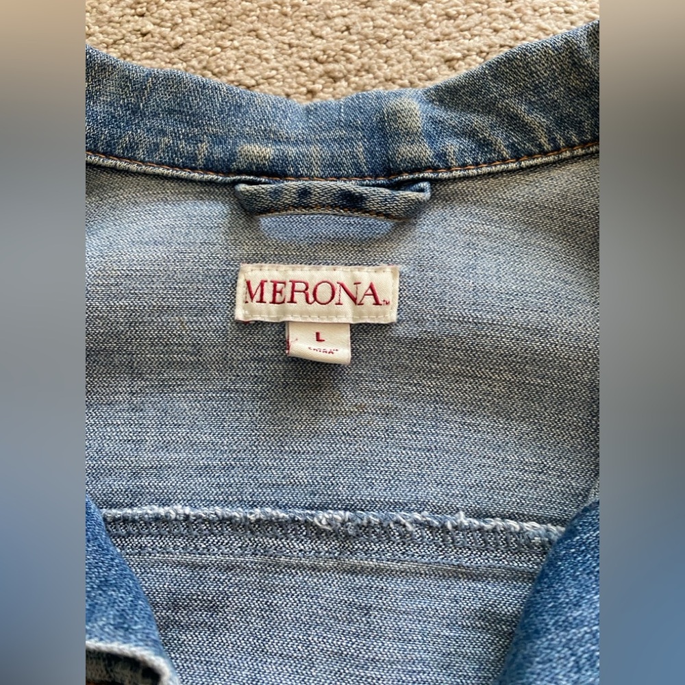 Merona Stretch Denim Jacket - Picture 2 of 3